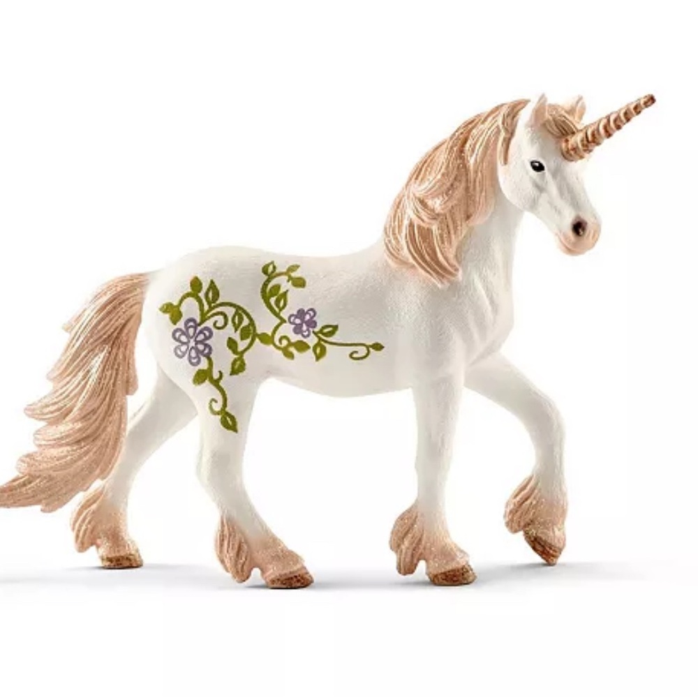 Schleich Bayala Floral Unicorn Standing from The Princess & The Unicorn 70521